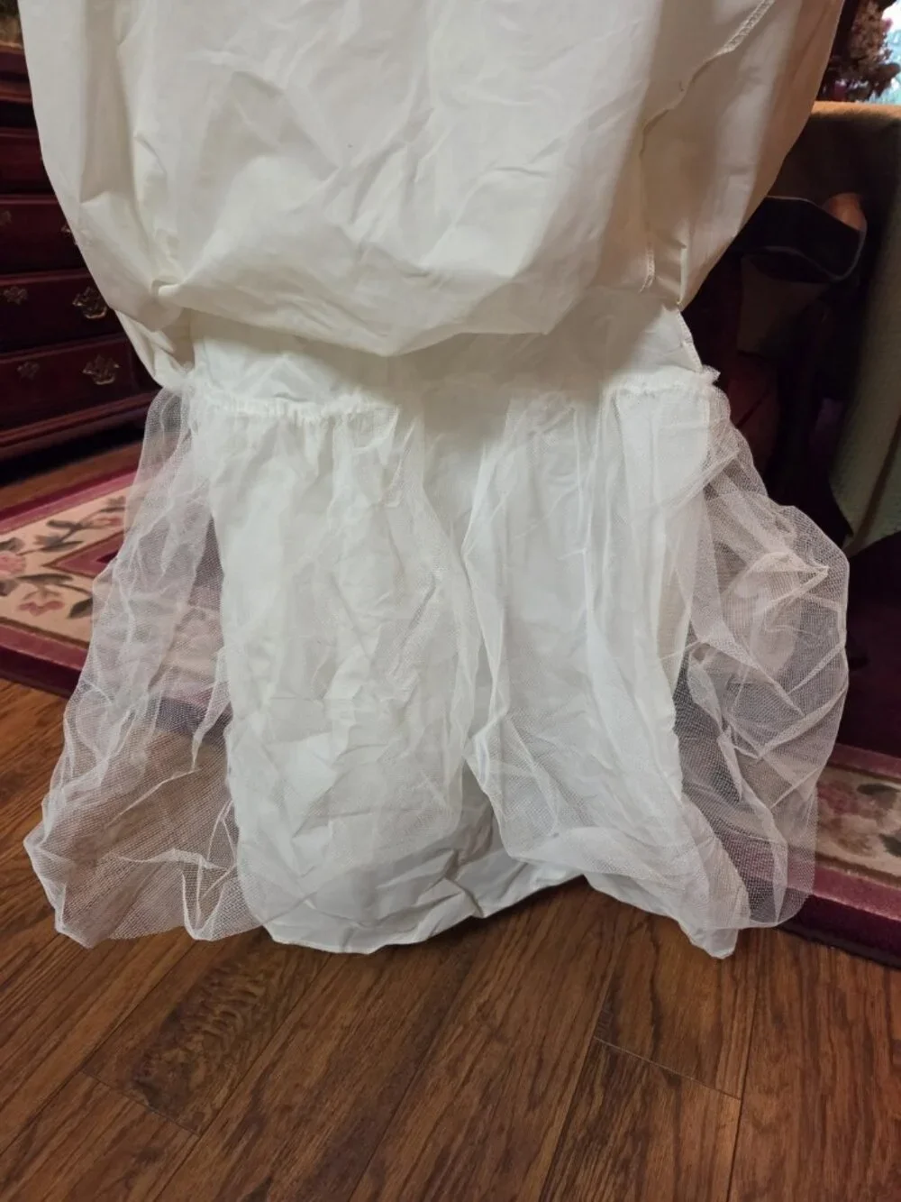 Retro New Damage Merry Modes A-Line Tulle wedding Petticoat slip Sz 6 Style 1386
